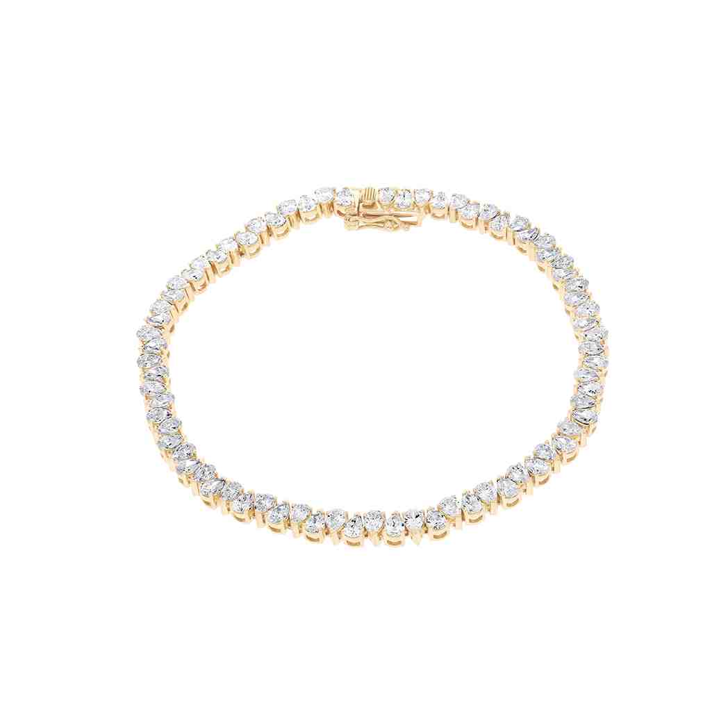 Pear Shape Tennis Bracelet BR51283A